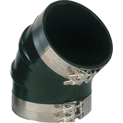 Trident Trl645 Black Rubber 45° Elbow Only, 6